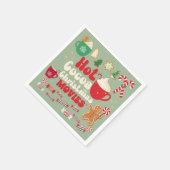 Vintage Kerstmis Servet (Hoek)