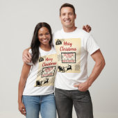 Vintage kerstmis - Speciale levering T-shirt (Unisex)