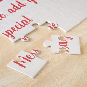 Vintage Kerstmis, Victoriaans familie Legpuzzel (Zijkant)