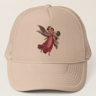 Vintage Kerstmis, Victoriaans Guardian Angel Trucker Pet