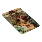 Vintage Kerstmis, Victoriaans kerstkinderen Magneet (Rechterzijde)