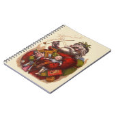 Vintage Kerstmis, Victoriaans kerstspeelgoed Notitieboek (Linkerzijde)