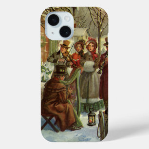 Vintage Kerstmis, Victoriaans Musicians Caroling