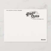 Vintage Kerstmiskerststal van Christ Briefkaart (Achterkant)