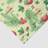 Vintage-kerstpatroon Tissuepapier (Detail)