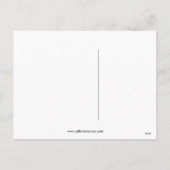 Vintage kerstscène briefkaarten (Achterkant)