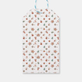 Vintage kerstsnoepriet cadeaulabel (Achterkant)