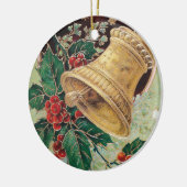 Vintage-kerstval Keramisch Ornament (Links)