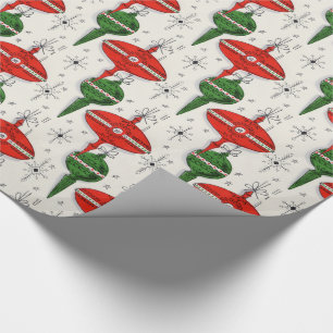 Vintage kerstversierpapier uit de jaren '50 cadeaupapier