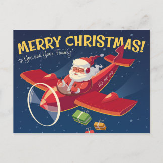 Vintage-kerstWenskaart Feestdagenkaart