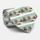 Vintage-kerstwinter Stropdas (Opgerold)