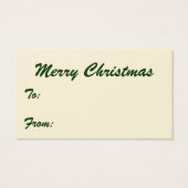 Vintage kerstzussen, Victoriaans kinderen Visitekaartje (Achterkant)