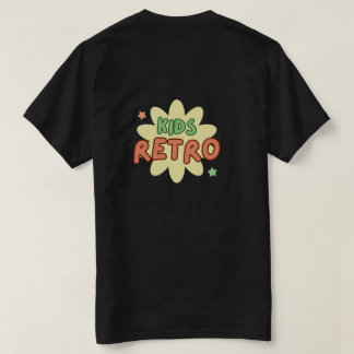 Vintage Kids Retro Tee | T-shirt graphique floral