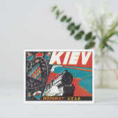 Vintage Kiev Oekraïne Briefkaart (Staand voorkant)