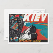 Vintage Kiev Oekraïne Briefkaart (Voorkant / Achterkant)