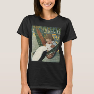 Vintage kind met een pop door Jessie Willcox Smith T-shirt