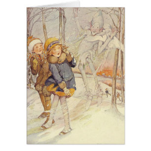Vintage - Kinderen en Jack Frost,