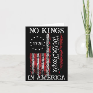 Vintage Kings in Amerika Sinds 1776 Vlag Mannen Vr Kaart