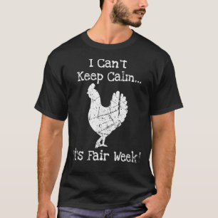 Vintage Kip Grafisch - Pretpark Veehouderij Week T-shirt