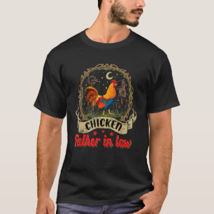 Vintage Kip Schoonvader Kostuum Kippen Boer T-shirt