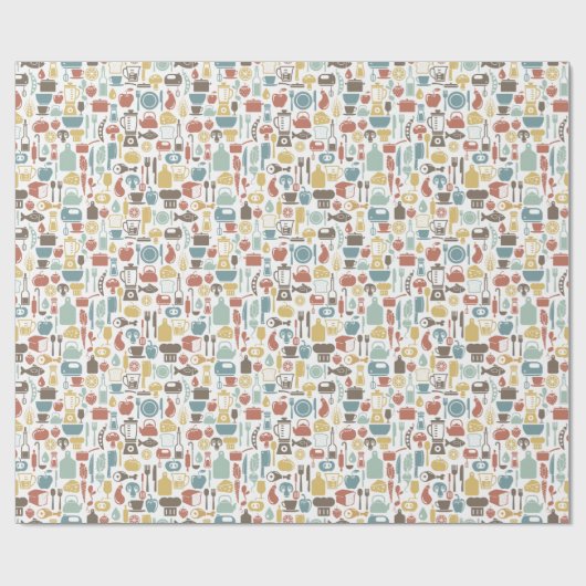 Vintage Kitchen Cadeaupapier (Vlak)