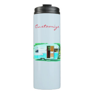 Vintage klassieke caravan Thunder_Cove Thermosbeker