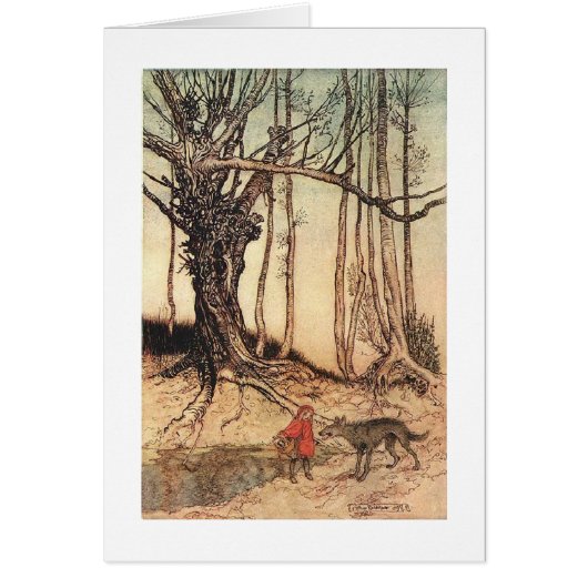 Vintage - Kleine rode slechthout, (Voorkant)