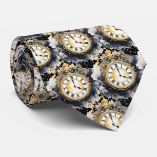 Vintage Klok Face Steampunk Halseinde Stropdas