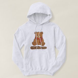 Vintage Knuffelige Winterbeer Hoodie