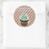 vintage koekjesbakkerij ronde sticker (Tas)