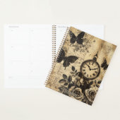 Vintage Kompas & Vlinder - Rustiek Papier Planner (Display)