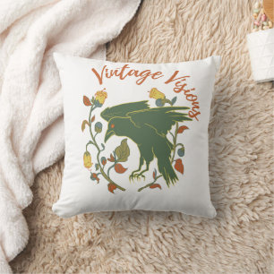 Vintage Kraai Visions Sierkussen
