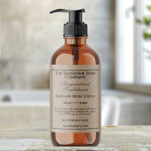 Vintage Kraft Style de papier Cosmétique Étiquette