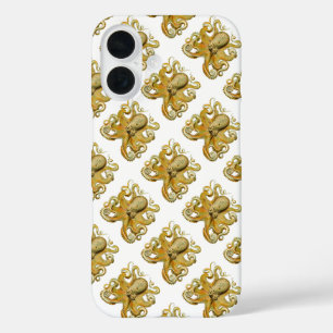 Vintage Kraken, Octopus Gamochonia, Ernst Haeckel iPhone 16 Hoesje