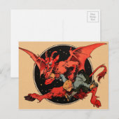 Vintage Krampus Briefkaart (Voorkant / Achterkant)