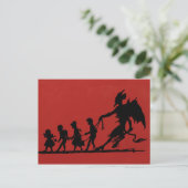 Vintage Krampus Briefkaart (Staand voorkant)