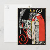 Vintage Krampus Briefkaart (Voorkant / Achterkant)