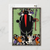 Vintage Krampus Devil Briefkaart (Voorkant / Achterkant)