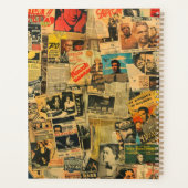 Vintage Kranten Collage Planner (Achterkant)