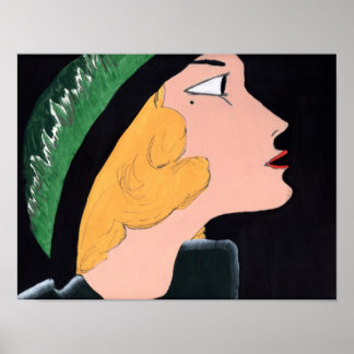 Vintage kreeg het Poster van de blik