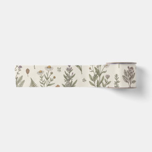 Vintage Kruidentuin & Wilde Bloemen Notitieboek Lint