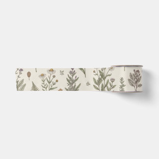 Vintage Kruidentuin & Wilde Bloemen Notitieboek Lint