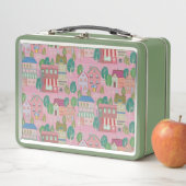 Vintage Kunst Lunchbox Groen (In situ)