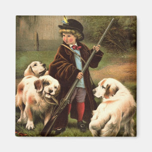 Vintage Kunst Magneet