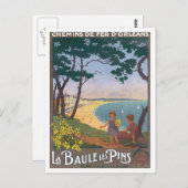 Vintage La Baule Les Pins Briefkaart (Voorkant / Achterkant)