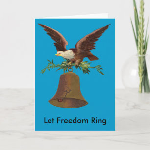 Vintage laat vrijheid Ring Kaart