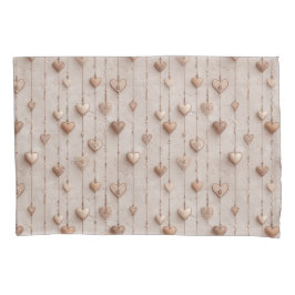 Vintage Lace Heart Strings Kussensloop