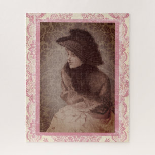 Vintage Lady by Tissot Jigsaw Puzzle