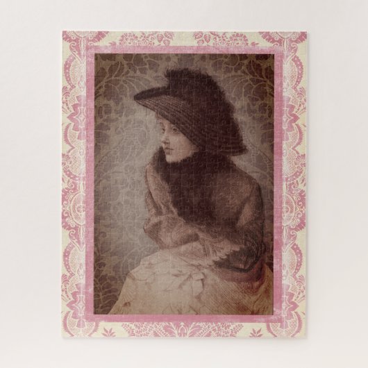 Vintage Lady by Tissot Jigsaw Puzzle (Vertical)