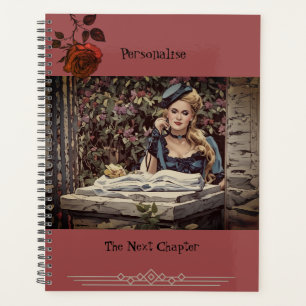 Vintage Lady Next Chapter Citation Pink Journal